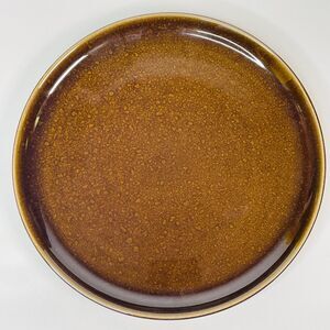 Russel Wright Steubenville American Modern Plate 10" Dark Brown Vintage MCM